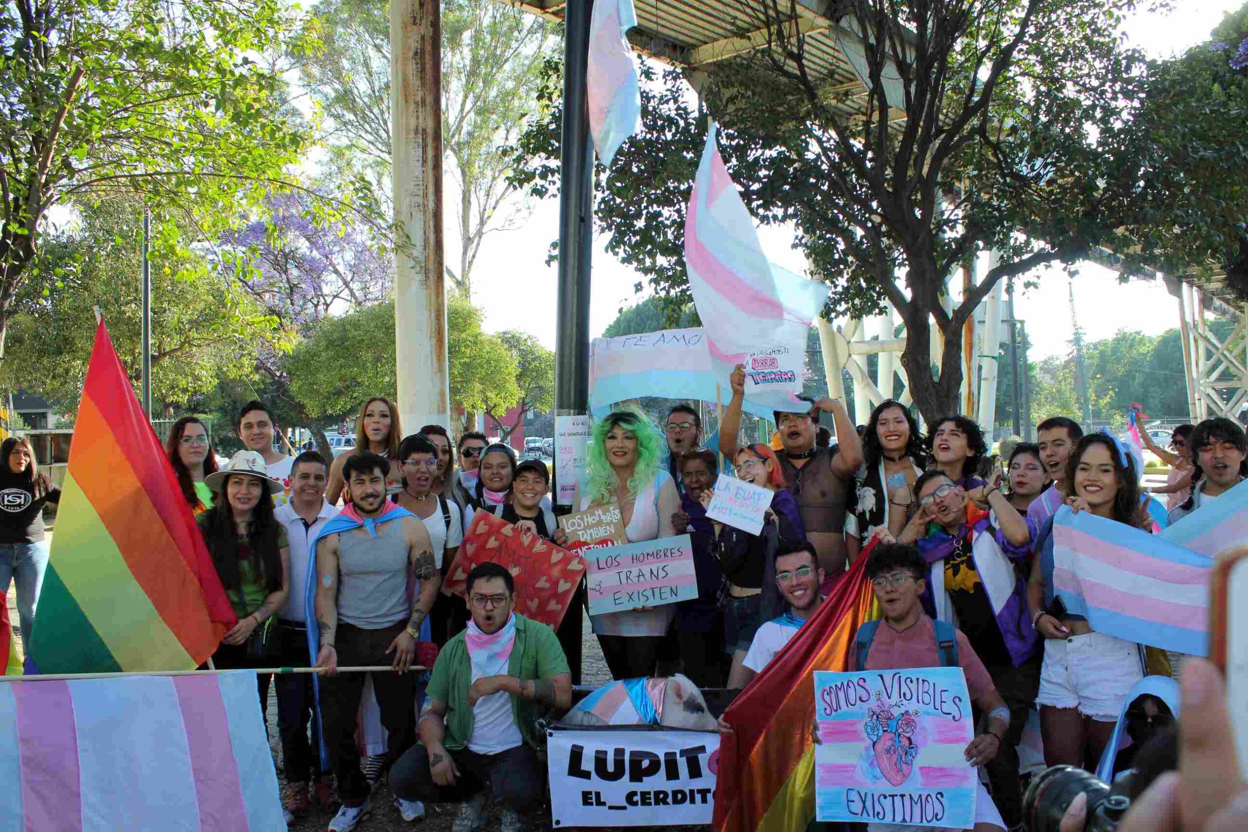 Marcha Trans en Puebla 2023